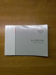 Nissan Almera 2004 Manual & Wallet