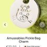 New JELLYCAT Amuseables Pickle Bag Charm Image 4