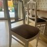 Solid wood table and chairs Image 3