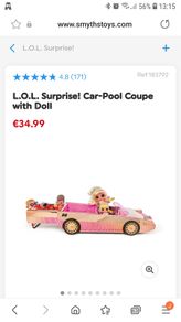 Lol car-pool coupe with doll