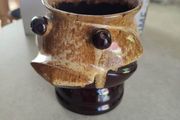 Vintage Retos Shannon Pottery Fish Planter / vase.