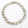Vintage 925 Sterling Silver Double Link Charm Bracelet Image 4