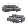 Grey Sofa with Storage Image 6