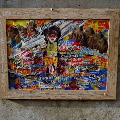 torn off #1 original paper collage