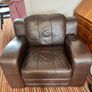 leather brown sofa Image 5
