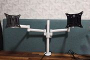 Heavy duty dual monitor arms