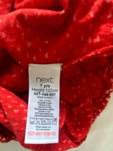 Next Red polkadot top with Peter Pan collar
