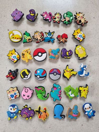 Pokemon Shoe Charms