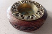 Vintage brass ashtray