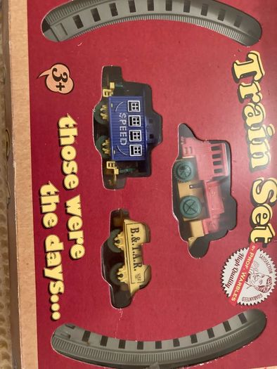 Train Set in Box. A Small Set .