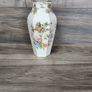 Crown Staffordshire Pagoda Pattern 6 Sided Hexagonal Vase With Lid Vintage Fine Bone China England Image 6