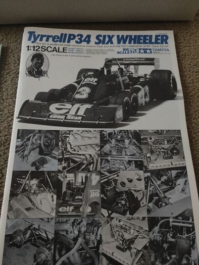 Tamiya 1/12 Tyrrell P34 six wheeler. 1976 Formula 1. 12021