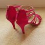 Pink lazercut BIBA heels Image 2