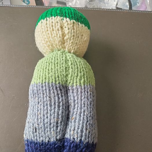 hand knitted toy