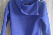 Mohito royal blue top Xs 6 zip
