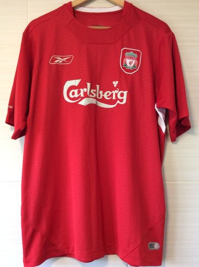 Liverpool Jersey. Official Reebok Mens Home Jersey Season 2004-2006.Original From The Time. Not A Modern Day Remake.