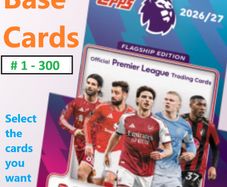 Topps Premier League 2026/27 Base Cards (#1-300) - Choose the cards you want