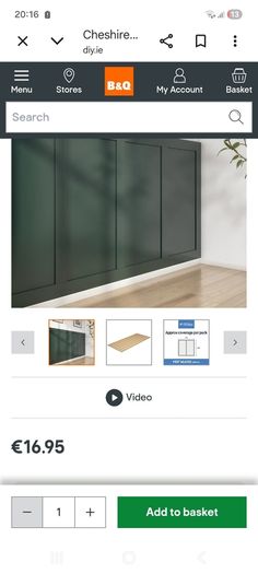 Cheshire Mouldings MDF Shaker Wall panelling kit