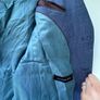 Zara Man Suits Collection Tailored Blue Textured Blazer Jacket Size EU 54 USA 44 Image 5