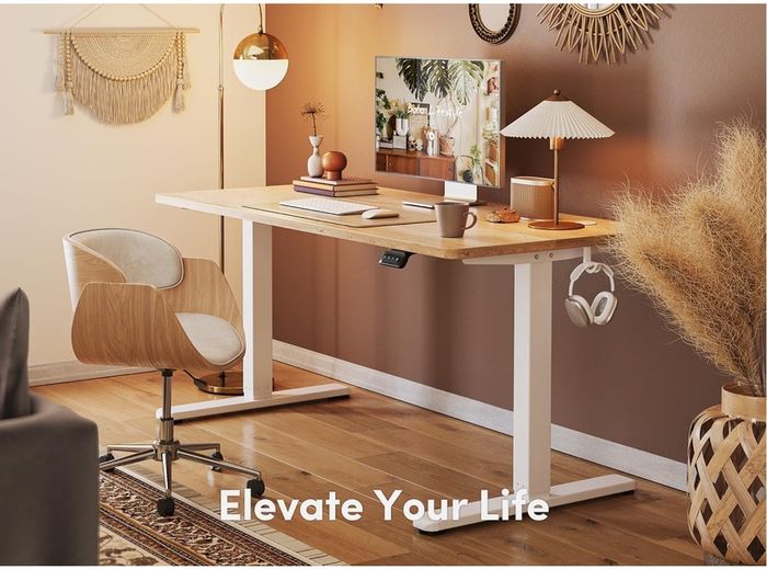 Height Adjustable Electric Standing Desk, 100 x 60cm