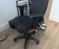 Black office chair- in perfect order