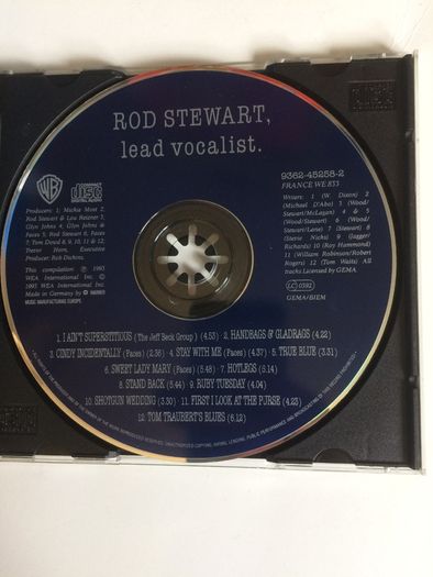 Rod Stewart [1993] Lead Vocalist (CD Album)