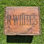 Vintage Wooden R. Whites Lemonade Crate Image 7