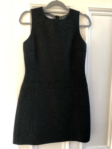 Hobbs grey wool mini dress