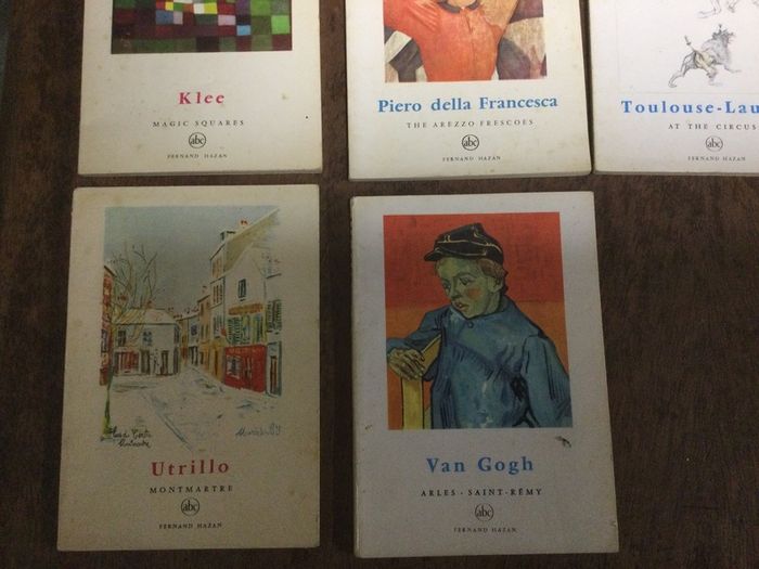 Vintage Art Books X 7 ( Small) - Reduced