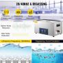 30L Ultrasonic Cleaner Dual Frequency Ultrasonic Cleaning Machine with Heater Jewelry Cleaner for Parts Jewelry Eyeglass Ring Denture Record Circuit Board 28/40KHz Image 6