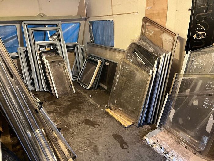 Caravan parts and windows