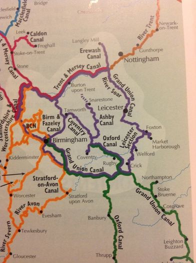 Birmingham & the Heart of England. Nicholson guide to the Waterways