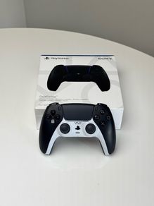 PS5 Controller - Midnight Black (White Trim)