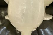 6 Handmade White Onyx Wine Glass Set