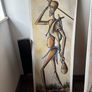 Hand painted with Sand Pictures Image 2