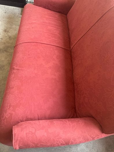 Red sofa