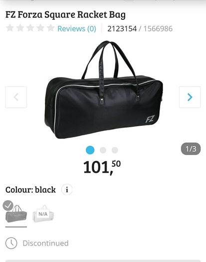 FZ Forza Square Racket Bag