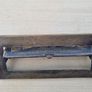 Antique brass letter plate Image 2