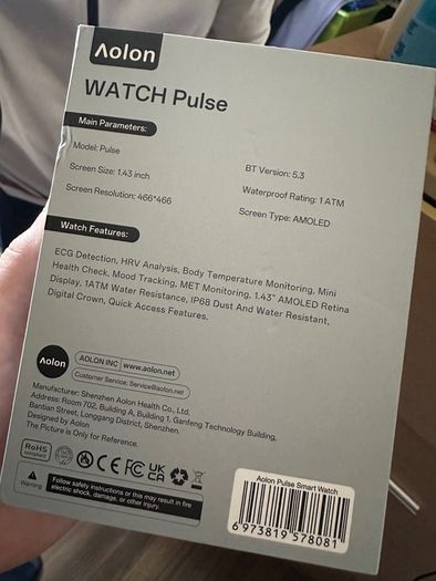 Aolon pulse smart watch