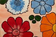Original hand painted picture on canvas.