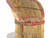 Bamboo Chair with Chindi Details