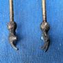 Vintage brass fire tongs Image 3
