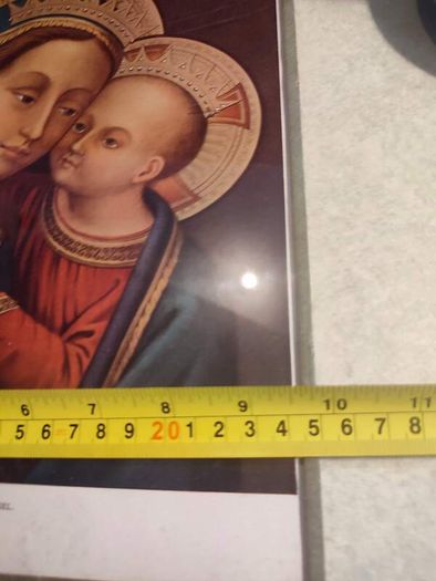 Wall Hanging Mother Of Good Counsel Venerated At Genazzano Image Print Catholic Mother Of Good Counsel Venerated At Genazzano Glass Covered Without Frame.
