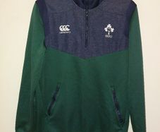 ireland rugby halfzip