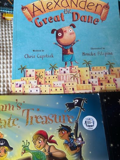5 Great books Adam's by Benji Bennett/ Gretta / Alexander the Great Dane
