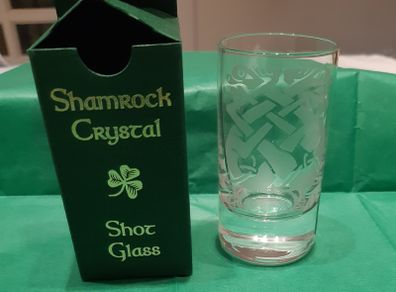 Shot Glass - Shamrock Crystal