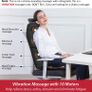 Back Massager for Pain- Massage Chair with 10 Vibration Motors,Chair Massager, Massage Chair Pad for Back, Gifts for Women,Men,Dad,Mom, Him Image 8