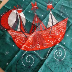 Vintage Italian silk scarf