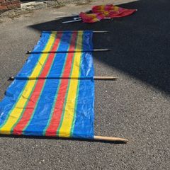 4 x Pole Windbreak