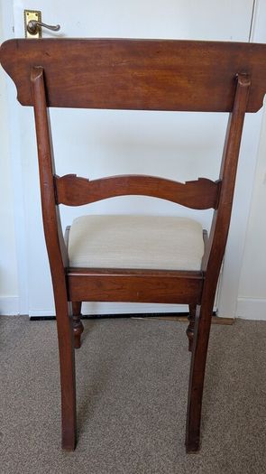 Regency dining room chairs x4